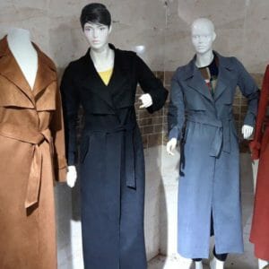مانتو یقه انگلیسی بلند جنس سوئیت